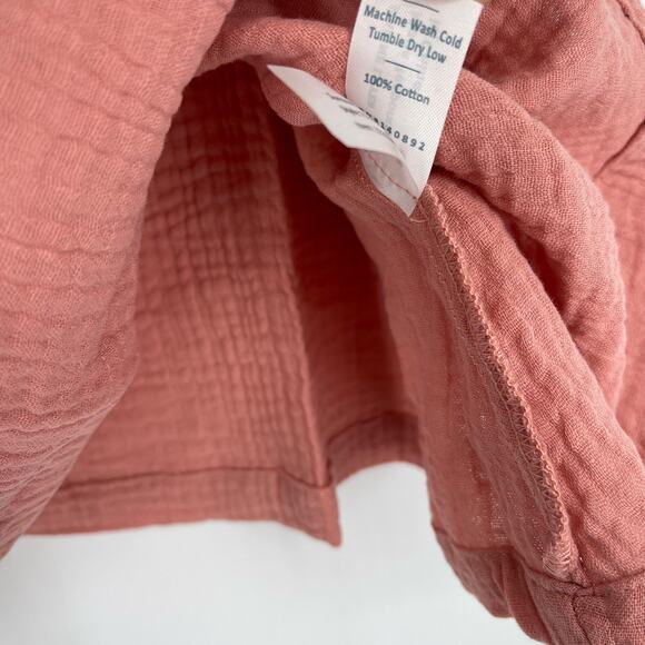 Marine Layer Jude Flutter Sleeve Tank Rosette Pink Large NWT - Picture 3 of 7